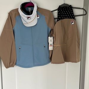 Fila Tennis/Golf Jacet, top and visor